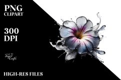 Watercolor Petunia Clipart Product Image 2