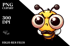 Mock Bee with Cross-Eyes PNG Product Image 2