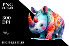 Whimsical Rhino Product Image 2
