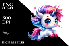 Cute Unicorn Jumping, Style Product Image 2