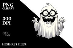 Funny Ghost Digital Painting PNG Product Image 2