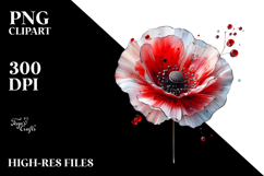 Poppy Watercolor, PNG Product Image 2