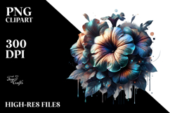 Artistic Shiny Petunia Clipart Product Image 2