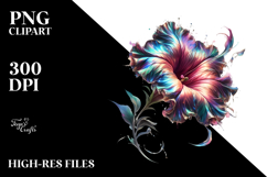 Artistic Shiny Petunia Clipart Product Image 2