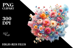 Colorful Flower made of Spring Flowers Product Image 2