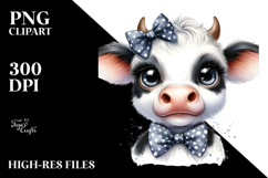 Funny Cow with Sunglasses PNG Product Image 2