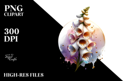 Abstract Foxglove PNG Product Image 2