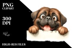 Crazy Mastiff Popping Eyes | Sublimation Clipart Product Image 3