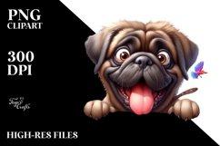 Enthusiastic Mastiff Sticker Clipart Product Image 3