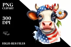 Large Watercolor Eyes | Daisy Cow | Clipart Product Image 1