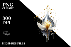Glossy Abstract Snowdrop Product Image 2