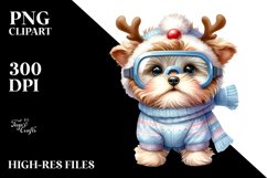 Dressed for Winter Baby Havanese PNG Product Image 3