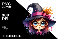 Expressive Witch Party Hat PNG Product Image 2