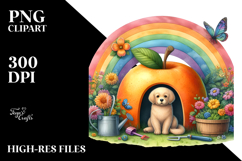 Illustration Dog House Rainbow Product Image 2