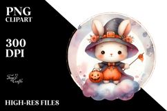 Retro Halloween Peacock PNG Product Image 2