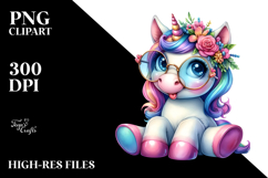 Vibrant Cute Unicorn PNG Product Image 2