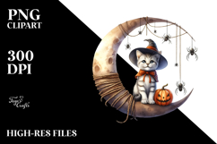 Kitten Dressed for Halloween PNG Product Image 2