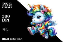 Vibrant Cute Unicorn PNG Product Image 2