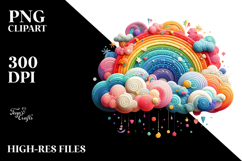 Colorful Rainbow Clouds Product Image 2