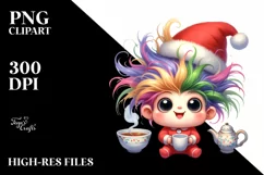 Expressive Baby Japanese Chin PNG Product Image 1