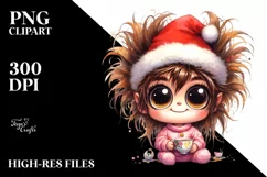 Expressive Baby Japanese Chin PNG Product Image 3