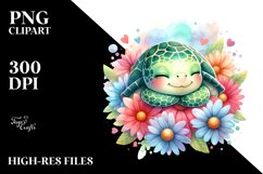 Colorful Baby Turtle in Flower Product Image 3