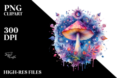 Magical Celestial Mushroom PNG Product Image 2