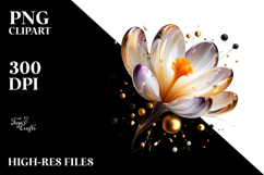 Abstract Crocus PNG Product Image 2