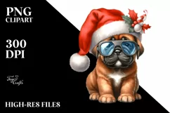 Expressive Baby Bullmastiff PNG Product Image 3