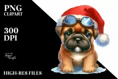 Expressive Baby Bullmastiff PNG Product Image 1