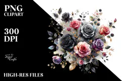 Colorful Wild Flowers PNG Product Image 2