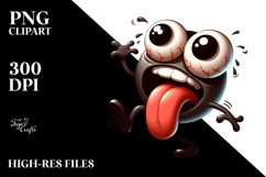 Goofy Cartoon Owl Dancing PNG Product Image 2