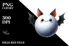 Funny Halloween Bat Clipart Product Image 3