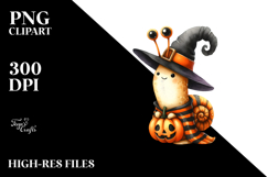 Funny Whimsical Snail in Haloween Suit Product Image 2