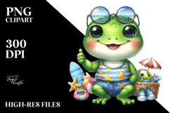Energic Baby Frog PNG Product Image 2