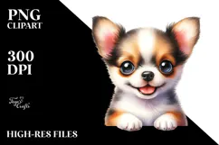 Happy Baby Chihuahua PNG Product Image 2