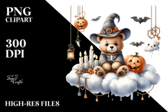 Bear Halloween Theme PNG Product Image 2