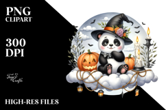 Panda Dressed for Halloween PNG Product Image 2