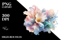 Colorful Pastel Sweet Pea PNG Product Image 2