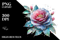 Camellia Watercolor, PNG Product Image 2