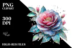 Camellia Watercolor, PNG Product Image 2