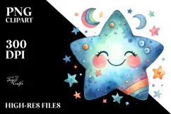 Simple Colorful Star, High-Res PNG Product Image 2