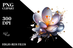 Abstract Crocus PNG Product Image 2
