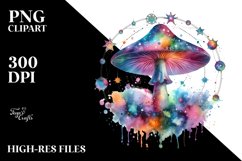 Colorful Magical Mushroom | Clipart Product Image 3