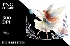 Whimsical Dancing Fairy, High-Res PNG Product Image 1