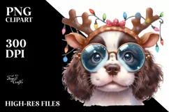 Expressive Baby English Springer Spaniel PNG Product Image 1