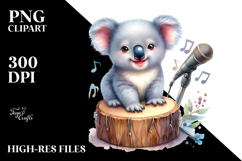 Energic Baby Koala PNG Product Image 2