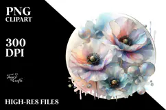 Glossy Poppy Made of PNG Product Image 2