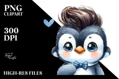 Energic Baby Penguin PNG Product Image 2