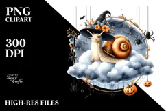Snail Halloween Dress PNG Product Image 2